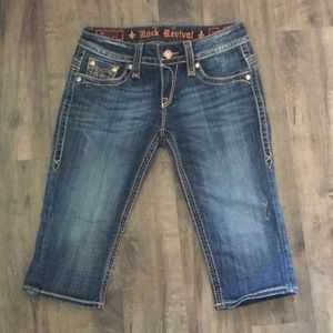 ⚜️Rock Revival⚜️ Christina Cropped capris